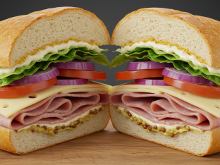 Classic Black Forest Ham Sandwich with Chips [16oz]