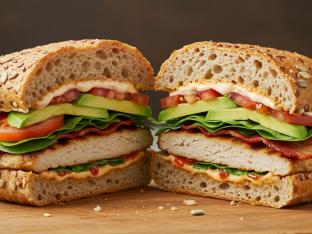 Chipotle Chicken Bacon Avocado sandwich