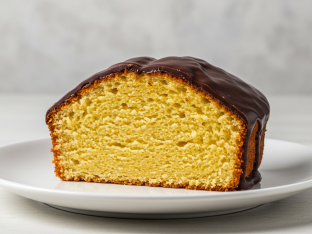 Chocolate Dipped Pound Cake