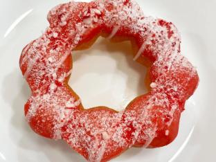 Peppermint Mochi Donuts