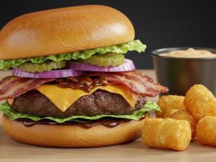 Redhawks Burger & Tots Meal [Large]