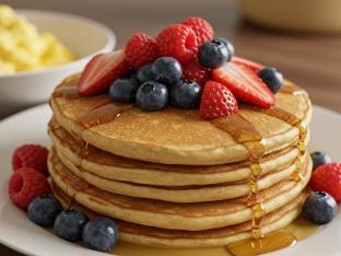 Buttermilk Pancake Breakfast Combo