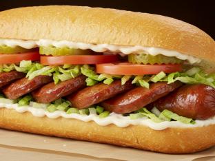 Louisiana Hot Sausage Po Boy