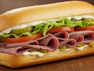 Sloppy Roast Beef Po Boy