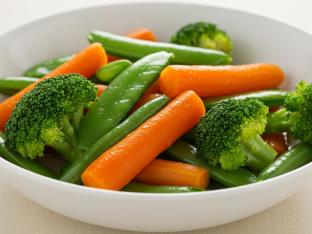 Steamed Mixed Seasonal Vegetables