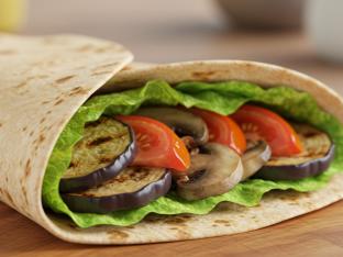 Gluten Free Grilled Vegetable Wrap