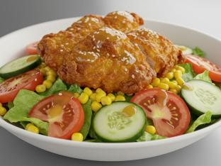 House Entree Salad With Chicken