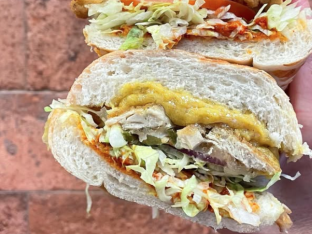 Chik Chick Curry Veggie Sandwich