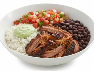Smoked Pulled Pork Latin Bowl Boxed Meal Smoked Pulled Pork Latin Bowl Boxed Meal