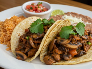 Mushroom Taco Boxed Meal Mushroom Taco Boxed Meal
