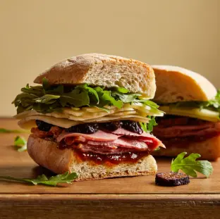 Toulouse Sandwich (Jam and Olive Oil on the Side)