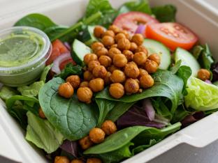 Mixed Green Salad with Roasted Chickpeas Box (Allergen Free)