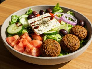 Greek Salad with Falafel (Allergen Free)