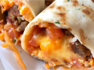 Breakfast Burrito with Bacon