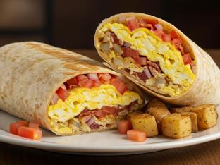 Breakfast Burrito with Bacon