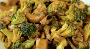 Three Mushroom Broccoli