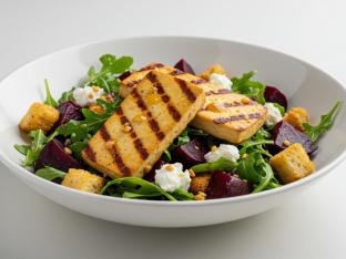 Marinated Tofu Arugula & Beet Salad Marinated Tofu Arugula & Beet Salad