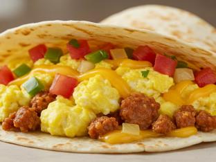 Breakfast Quesadilla with Chorizo