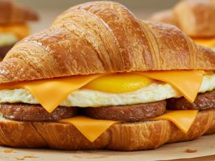 Sausage Egg and Cheese Croissant