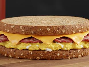 Bacon Egg and Cheese on Wheat Bread