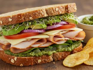 Turkey with Pesto (Sauce on the Side) | Plain Lays