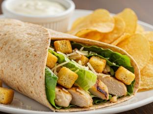 Hail Ceasar Wrap (Sauce on the Side) | Plain Lays