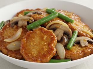 Gluten Free Mushroom Pork In White Sauce