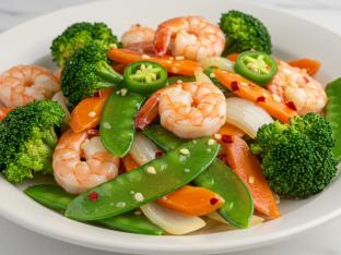 Gluten Free Jalapeno Shrimp In White Sauce