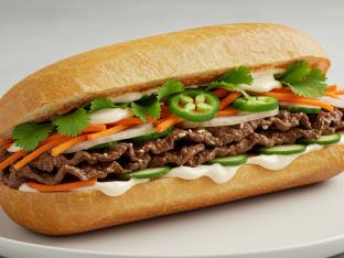 Korean Bulgogi Beef Banh Mi Platter Korean Bulgogi Beef Banh Mi Platter