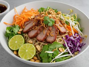 Char Siu Pork Rice Noodle Salad Char Siu Pork Rice Noodle Salad