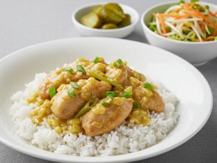 Lemongrass Chicken Bowl with Asian Salad and Japanese Kyurizuke Pickles Lemongrass Chicken Bowl with Asian Salad and Japanese Kyurizuke Pickles