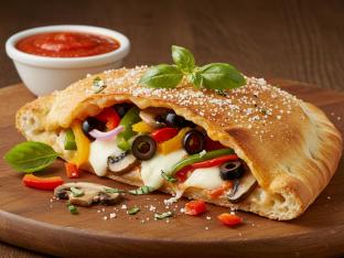Garlic Free Veggie Calzone