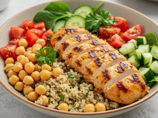 Grilled Chicken Quinoa Bowl [NO CHEESE]