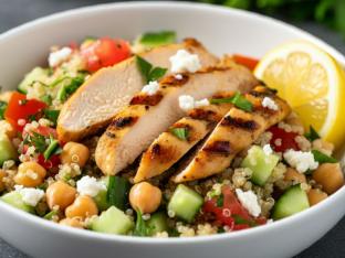 Grilled Chicken Quinoa Bowl