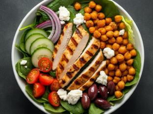 Grilled Chicken Greek Goddess Salad