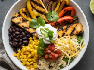 Tofu Fajita Bowl