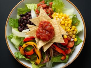 Tofu Fajita Taco Salad [NO DAIRY]