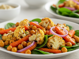 Roasted Cauliflower & Carrot Salad