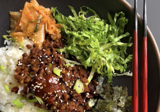 Korean BBQ Chicken Rice Bowl (Garlic and Nightshade Free)