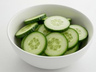 Sliced Cucumbers