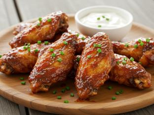 BBQ Chicken Wings (18 pieces)