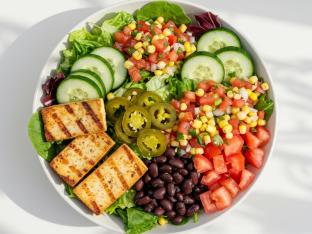 Vegan Grilled Tofu Taco Salad Vegan Grilled Tofu Taco Salad