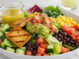 Vegan Grilled Tofu Taco Salad [MILD]