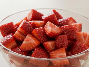 Diced Strawberries Diced Strawberries