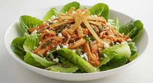 Chipotle Caesar Salad with Chipotle Chicken
