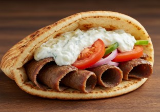 Beef and Lamb Gyro Pita Wrap