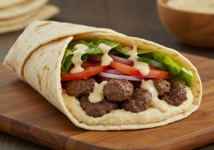 Lamb & Beef Lavash Wrap