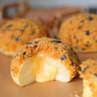 Salty Egg Yolk Floss Bread