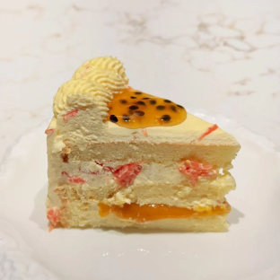Mango Passionfruit Pomelo Cake