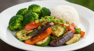 Allergen Free Vegan Rice Plate